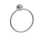 anneau porte-serviette CIRCO KNURLED 366460 nickel brossé