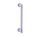 18 po poignée simple pour porte de douche CIRCO KNURLED 3667518 chrome poli