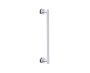 18 po poignée simple pour porte de douche SIENA 3687518 chrome poli