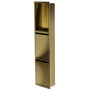 Niche de douche avec porte 36 po x 8 po PVD or