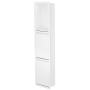 Niche de douche avec porte 36 po x 8 po blanc mat