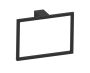 Square anneau porte-serviette NAPLES 422464 noir mat