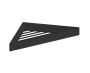 Corner panier de douche HAMBURG 440606 noir mat