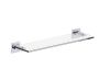tablette en verre HAMBURG 440671 chrome poli