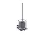 ensemble brosse de toilette VIENNA 480610 chrome poli