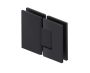 ajustable charnière verre-à-verre 180 degrés DOVER 52054-ADJ noir mat