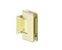 montage mural Short Back Plate Hinge ASHFORD 54032 laiton brossé