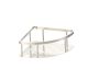 Deep Corner panier grillagé Bath & panier de douches 828006F nickel brossé