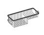 panier grillagé with Hooks Bath & panier de douches 828011 noir mat