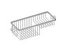 panier grillagé with Hooks Bath & panier de douches 828011 nickel brossé