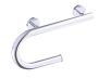 barre d'appui avec porte-papier hygiénique droite 8289110 chrome poli