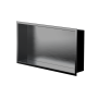 Niche murale de douche Andy 12 po x 24 po PVD noir