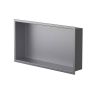 Niche murale de douche Andy 12 po x 24 po gris mat