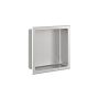 Niche 12 po x 12 po en inox brossé inox