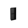 Niche 24 po x 12 po en inox noir mat inox noir mat