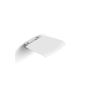 Banc mural blanc mat blanc