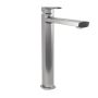 Grand robinet pour lavabo monotrou (sans drain) Grafik Nickel pur PVS