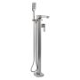 Robinet de bain avec douchette Grafik Nickel pur PVS