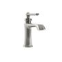 Robinet de lavabo monotrou Rustik Nickel pur PVS