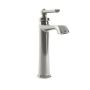 Grand robinet pour lavabo monotrou Rustik Nickel pur PVS