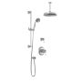 TD2 Ensemble de douche Rustik 60 po Chrome