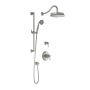 Td2 Ensemble de douche Rustik 60 po Nickel pur PVS