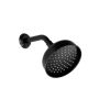 Pommeau de douche 6 Rustik 1/8 po Noir