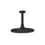 Tête de pluie ronde 8 Accent 5/8 po Noir mat