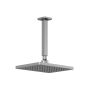 Tête de pluie rectangulaire SquareOne Nickel pur PVS