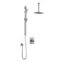 TCD1 Ensemble de douche SquareOne 60 po Nickel pur PVS