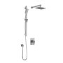 Tcd1 Système de douche (valves non-incluses) SquareOne 60 po Nickel pur PVS