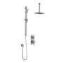 TD2 Ensemble de douche SquareOne 1/2 po Nickel pur PVS