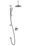Kontour TCD1 Sytème de douche Accent (sans valve) 60 po Noir et chrome
