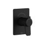 Valve coaxiale Moroka 1/2 po de type Aquatonik avec sélecteur intégré 2 voies Noir mat