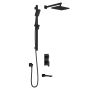 TD3 Ensemble de douche Moroka (sans valve) 1/2 po Noir mat