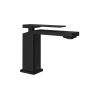 Robinet de lavabo monotrou sans drain Kareo Noir mat