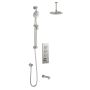 TB3 Ensemble de douche RoundOne (sans valve) 1/2 po Nickel pur PVS