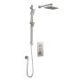 TB2 Ensemble de douche SquareOne 60 po Nickel pur PVS
