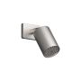 Pommeau de douche et bras de fixation mural Folo (110 mm) avec garniture carrée Nickel pur PVS
