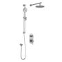 PB4 Système de douche à pression équilibrée RoundOne 60 po Chrome