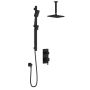 PB4 Système de douche à pression équilibrée SquareOne 60 po Noir mat