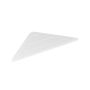 Tablette de coin Slik Portfolio 11 3/4 po x 11 3/4 po blanc mat