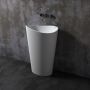 Lavabo sur pied Evoque 24 po x 15 po blanc mat