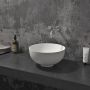 Lavabo bol haut Slik Portfolio 16 po en surface solide blanc mat