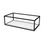 Support mural pour lavabo en noir mat 39 po x 20 po