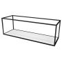 Support mural pour lavabo en noir mat 60 po x 20 po