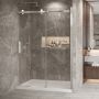 Porte de douche Bellini 2.0 60 po en alcôve Chrome