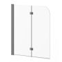Écran de baignoire pivotant Flip 46 po x 56 po Chrome