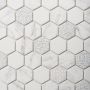 Mosaïque Fusion Blanc * satiné 13 po x 11 po
