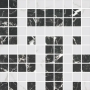 Mosaïque Geo Pattern Square Pattern 19 mat 25 po x 25 po